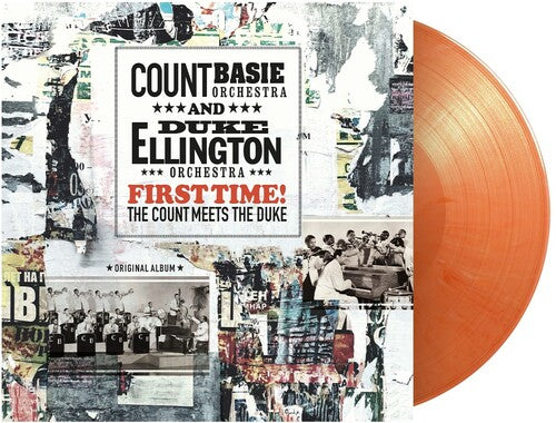 Ellington, Duke / Basie, Count: First Time! The Count Meets The Duke - Ltd Orange & White Vinyl