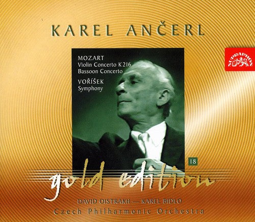 Mozart / Ancerl / Vorisek / Oistrakh / Bidlo: Ancerl Gold Edition 18: Concertos / Symphony D Major