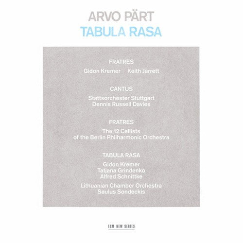 Part, Arvo: Tabula Rasa