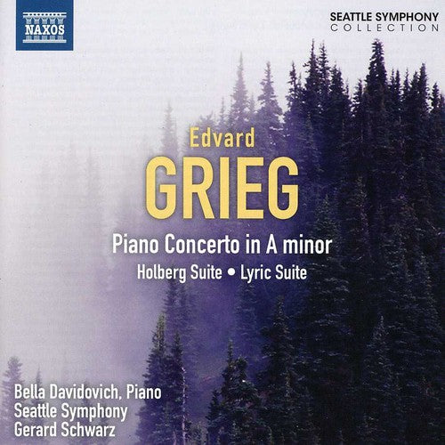 Grieg / Davidovich / Seattle Sym / Schwarz: Piano Concerto / Holberg Suite / Lyric Suite