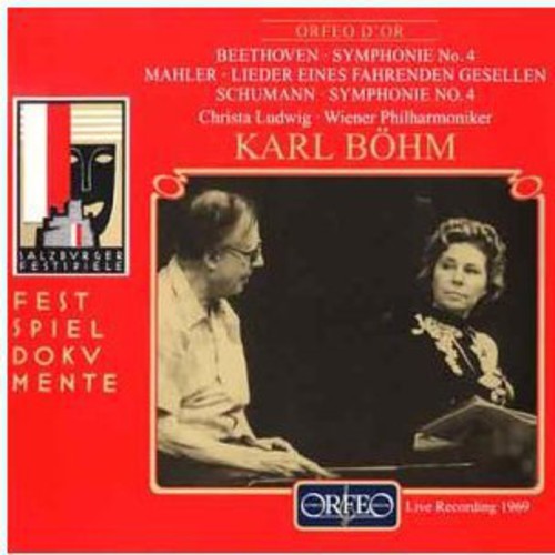 Bohm, Karl / Ludwig, Christa / Vienna Phil Orch: Beethoven: Sym #4 / Mahler: Wayfarer / Schumann