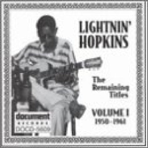 Hopkins, Lightnin': Remaining Titles Vol. 1 (1950-1961)