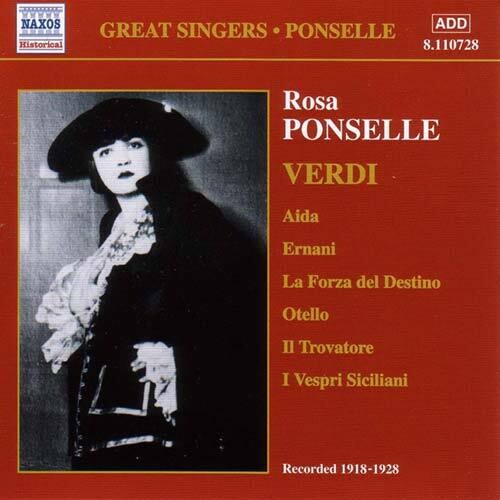 Ponselle, Rosa: Rosa Ponselle Sings Verdi