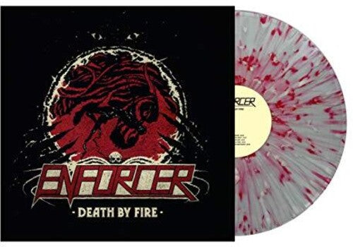 Enforcer: Death By Fire (140gm Clear with Red & White Splatter Vinyl)