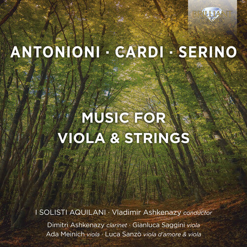 Antonioni / Ashkenazy / Saggini: Music for Viola & Strings