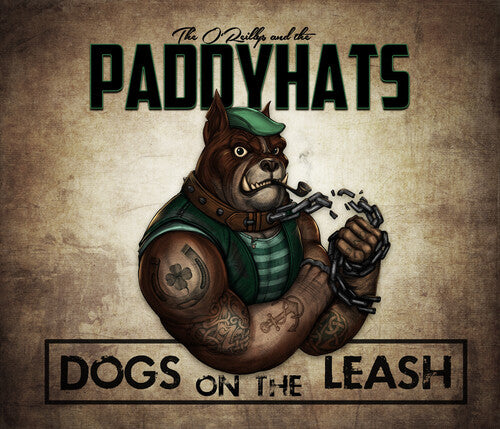 O'Reillys & The Paddyhats: Dogs On The Leash (Mint Green & Orange Splatter)