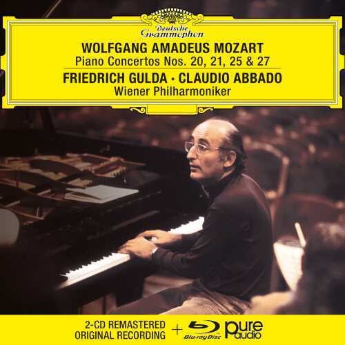 Mozart / Gulda / Wiener Philharmoniker / Abbado: Piano Concertos Nos 20 21 25 & 27