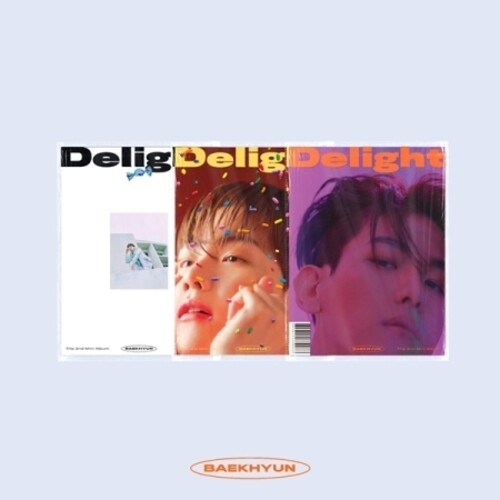 Baekhyun: Delight (Random Cover) (incl. 72pg Photobook, Folded Poster, Postcard, Message Card, Sticker + Photocard)
