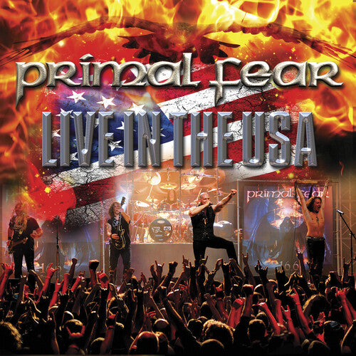 Primal Fear: Live In The USA - White, Blue & Red Marble Vinyl