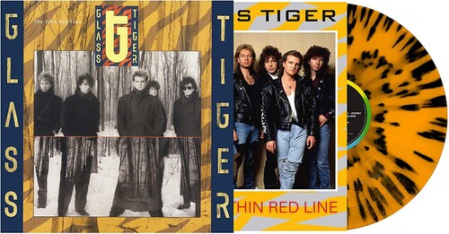 Glass Tiger: Thin Red Line ['Tiger Striped' Colored Vinyl]