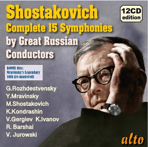 Mravinsky, Yevgeni / Rozhdestvensky, Gennadi: SHOSTAKOVICH Complete Symphonies; Legendary Russian Conductors