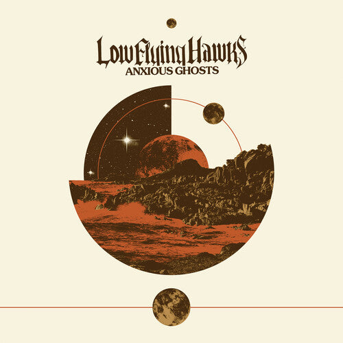 Lowflyinghawks: Anxious Ghosts (Oxblood & Gold Tri-Color)