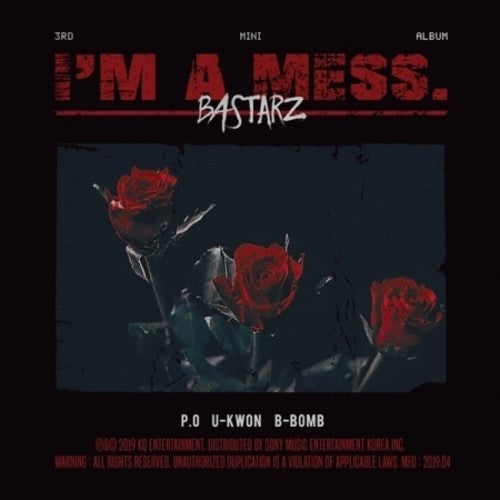 Block B - Bastarz: 3rd Mini Album : I'm A Mess (Incl. 37-page booklet, lyrics paper,sticker & photocard)