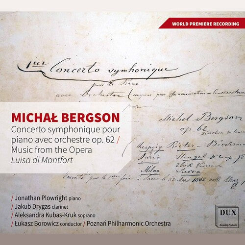 Bergson / Plowright / Borowicz: Concerto Symphonique