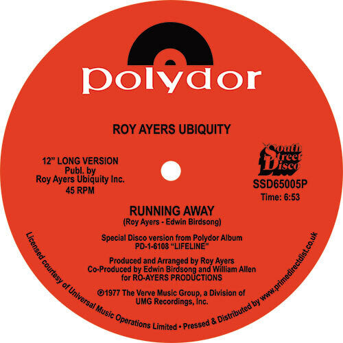 Roy Ayers Ubiquity: Running Away / Love Will Bring Us Back Together