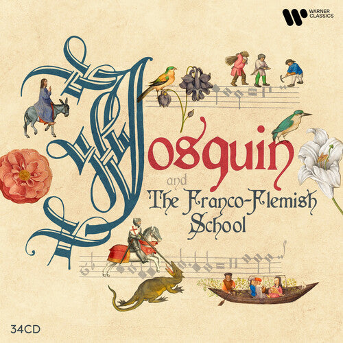 Ensemble Gilles Binchois / Hilliard Ensemble: Josquin & the Franco-Flemish School (34 CD)