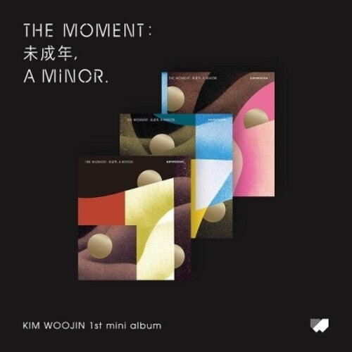 Kim Woojin: The Moment: A Minor (Random Cover) (incl. 80pg Photobook, Photocard, Sticker, Folded Poster + Film Photocard)