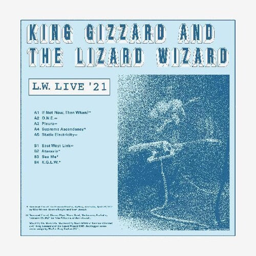 King Gizzard & the Lizard Wizard: L.w. Live In Australia (Reverse Groove)