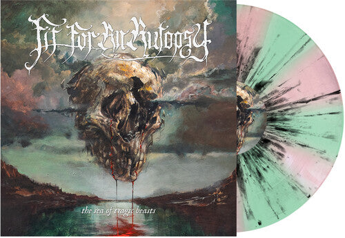 Fit for an Autopsy: Sea of Tragic Beasts (Mint Green & Pink w/ Black Splatter)