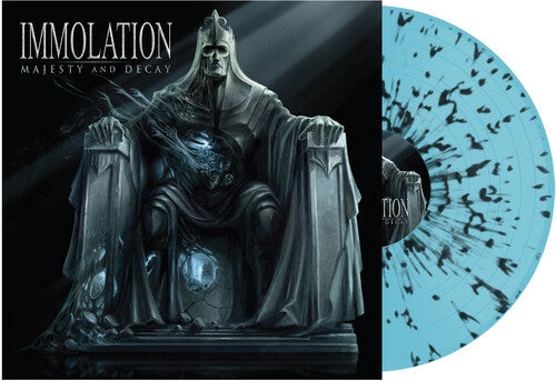 Immolation: Majesty and Decay - Blue w/ Black Splatter Vinyl