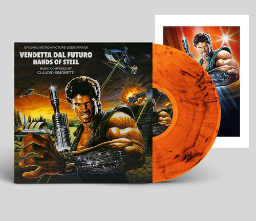 Simonetti, Claudio: Hands Of Steel (Vendetta Dal Futuro) (Original Soundtrack) [Limited Clear Smoke Orange Colored Vinyl With Poster]