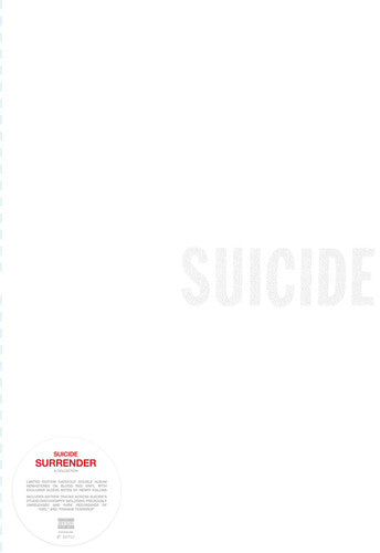 Suicide: Surrender