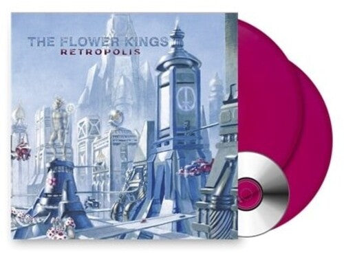 Flower Kings: Retropolis - Transparent Magenta Vinyl + CD & LP Booklet