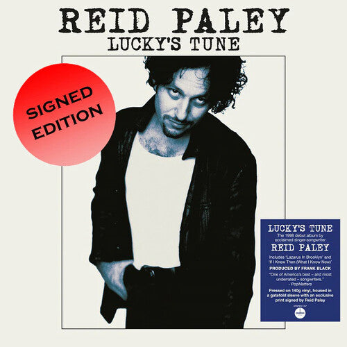 Paley, Reid: Lucky's Tune - Signed Gatefold 140-Gram Black Vinyl