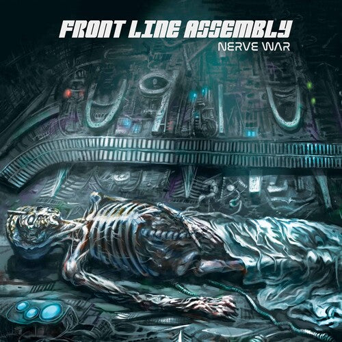 Front Line Assembly: Nerve War - Blue/black Splatter