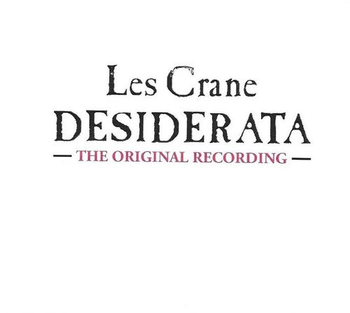 Crane, Les: Desiderata