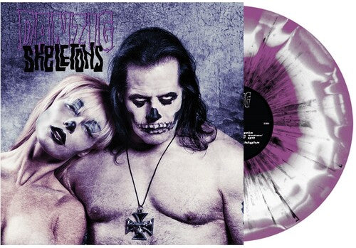Danzig: Skeletons - Purple & White Swirl w/ Black Splatter