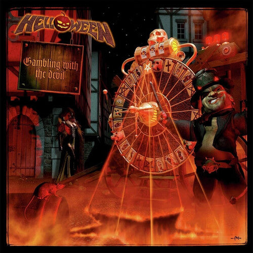 Helloween: Gambling With The Devil - Red & White Bi-Colored Vinyl