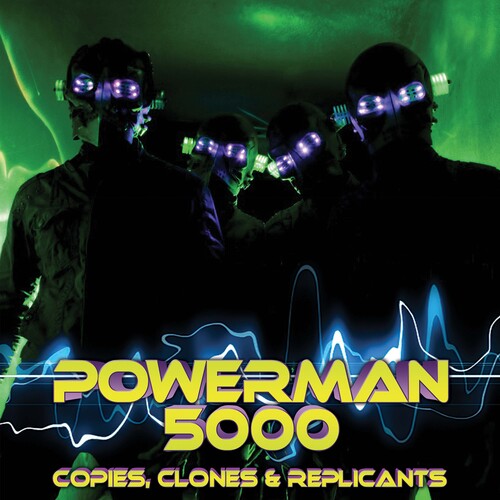 Powerman 5000: Copies, Clones & Replicants - Green/black Splatter