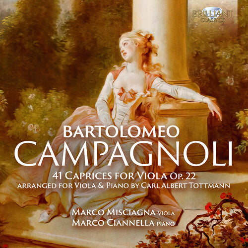 Campagnoli / Misciagna / Ciannella: 41 Caprices for Viola Op.22 arranged for Viola & Piano by Carl