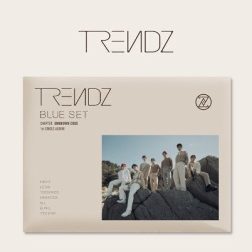 Trendz: Blue Set Chapter. Unknown Code - incl. 56pg Photobook, Lyric Ppaer, 2 Photocards, Polaroid, Bookmark, Photo + Photo Film