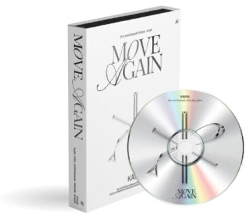 Kara: Move Again - 15th Anniversary Special Album - incl. 80pg Booklet, 4-Cut Photo, Message Card, Lyrics Accordion Card, 2 Photocards, Special Photocard, Fragrance Paper + Poster