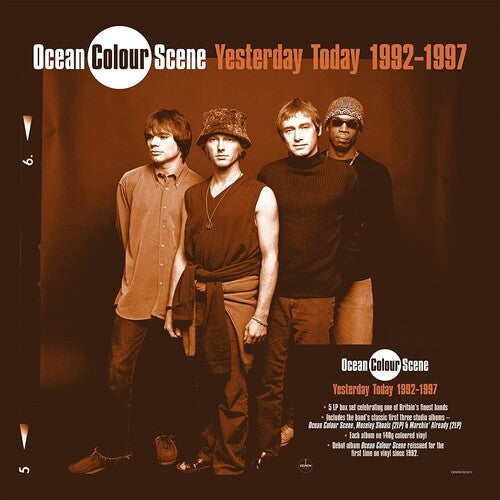 Ocean Colour Scene: Yesterday Today 1992-1997 - 5LP Boxset on 140-Gram Blue, Orange & Red Colored Vinyl