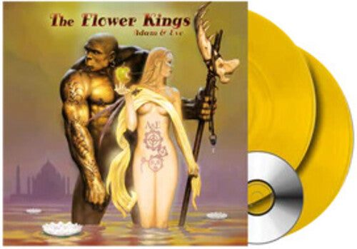 Flower Kings: Adam & Eve (Re-issue 2023) - Limited Gatefold Transparent sun yellow 2LP+CD & LP-Booklet