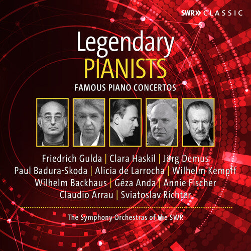 Bartok / Beethoven / Brahms: Legendary Pianists - Famous Piano Concertos