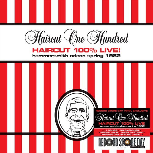 Haircut 100: Haircut 100% Live (Hammersmith Odeon 1982) - Limited 140-Gram Red Colored Vinyl