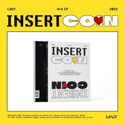 Lucy: Insert Coin - incl. 112pg Photobook, Folded Poster, Photocard, Standing Photocard, Lucy Coin Card + Sticker