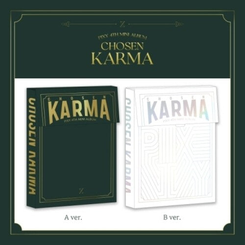 Pixy: Chosen Karma - Random Cover - incl. 62pg Photobook, Lyrics Paper, 2 Photocards, 2 Scratch Message Cards + 2 Stickers