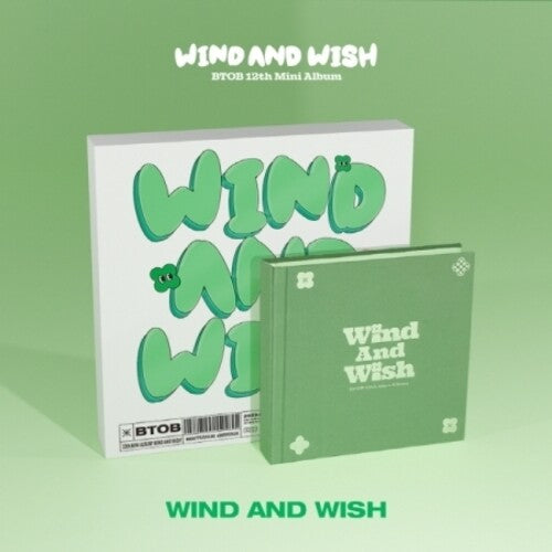 Btob: Wind And Wish - Random Cover - incl. Booklet, Mini Poster, Lucky Message Card, 2 Photocards, Standing Doll, Sticker Pack + Lyrics Paper