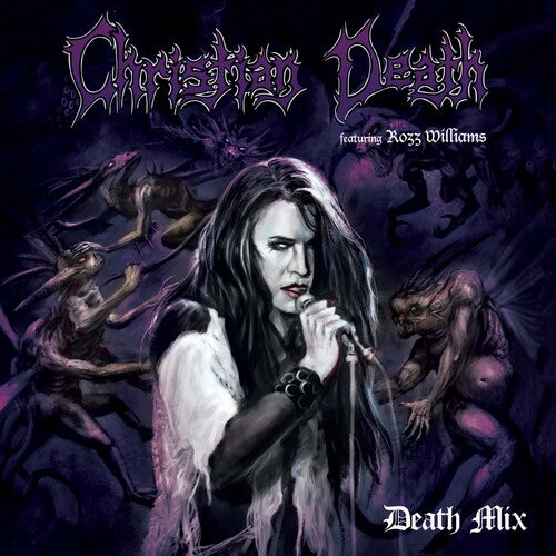 Christian Death: Death Mix - Purple/black Splatter