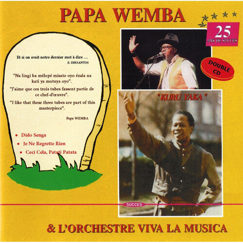 Papa Wemba & L'Orchestre Viva La Musica: 25 Ans De Succes