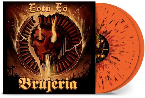 Brujeria: Esto Es Brujeria - Orange, Red & Black Splatter