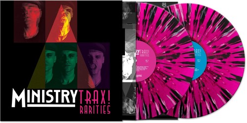 Ministry: Trax Rarities - Black/white/magenta Splatter
