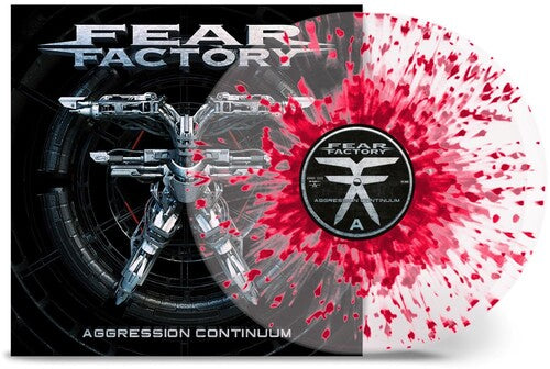 Fear Factory: Aggression Continuum - Crystal Clear Red Splatter