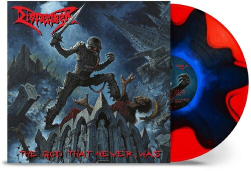 Dismember: The God That Never Was - Blue in Red Split