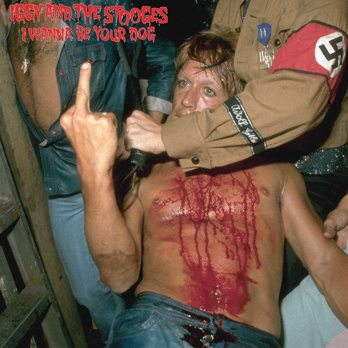 Iggy & Stooges: I Wanna Be Your Dog - Red/blue/black Splatter